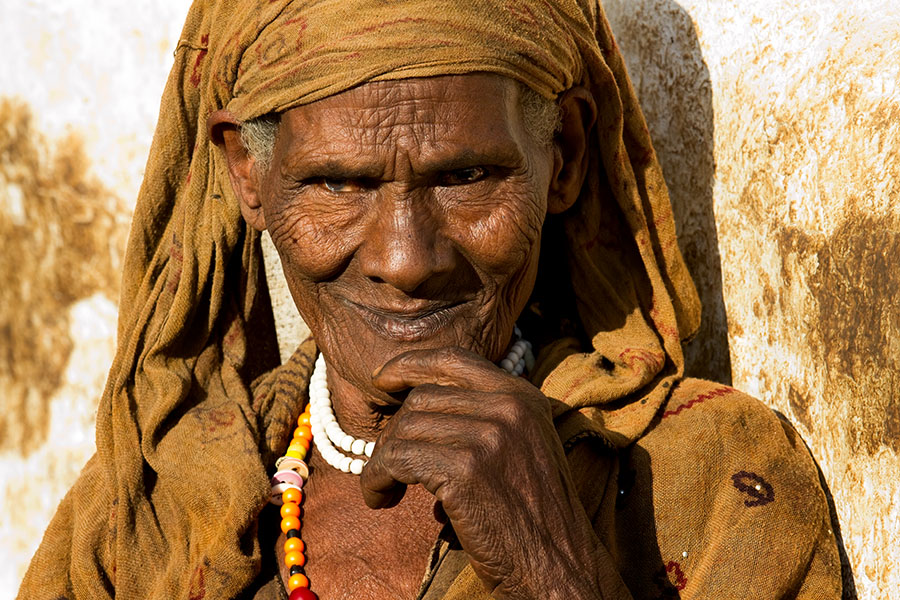 191   Old woman near the Shrine of Sheikh Hussein   Ethiopia